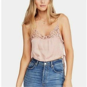 Free People Intimately Tank Top in Petal NWT